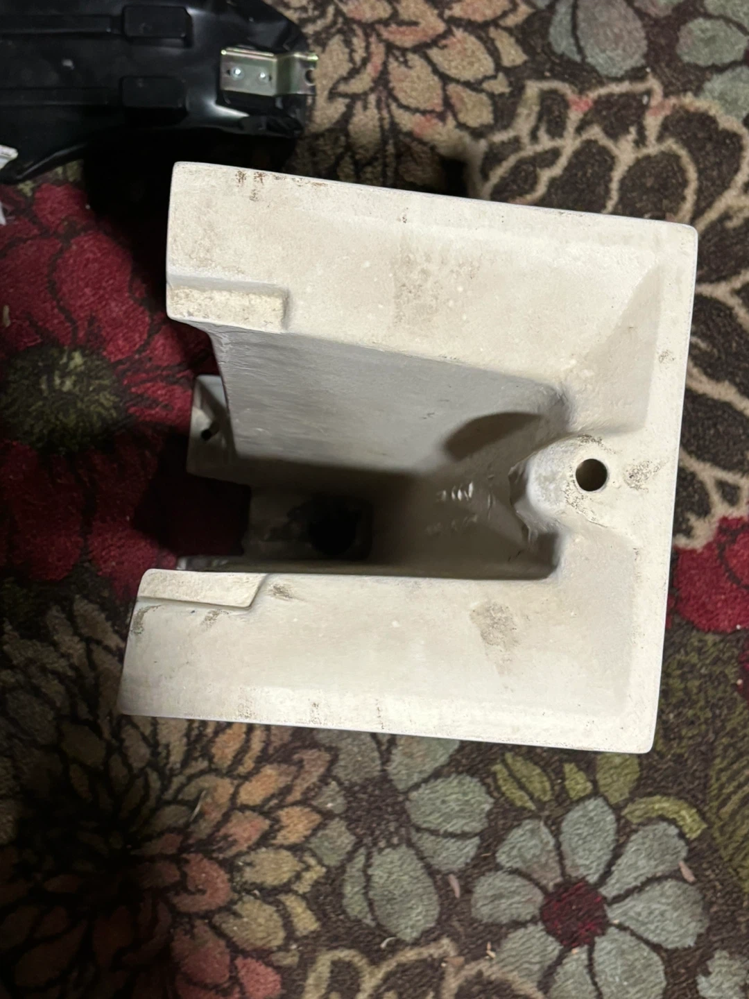 White Ceramic Pedestal Sink Base - photo 4
