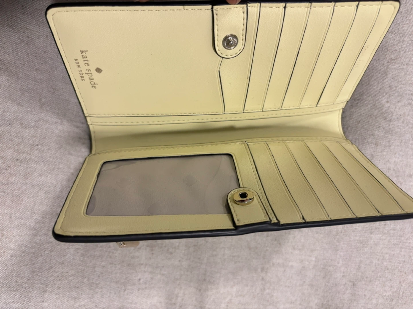 Kate Spade New York Cream Leather Wallet