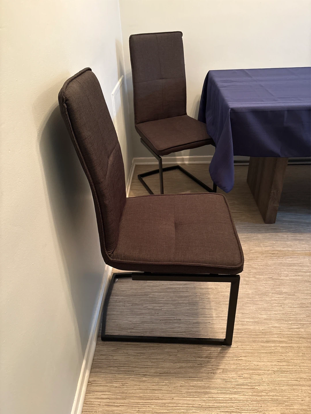 Modern Dining Table with Wood and Black Accent - photo 5