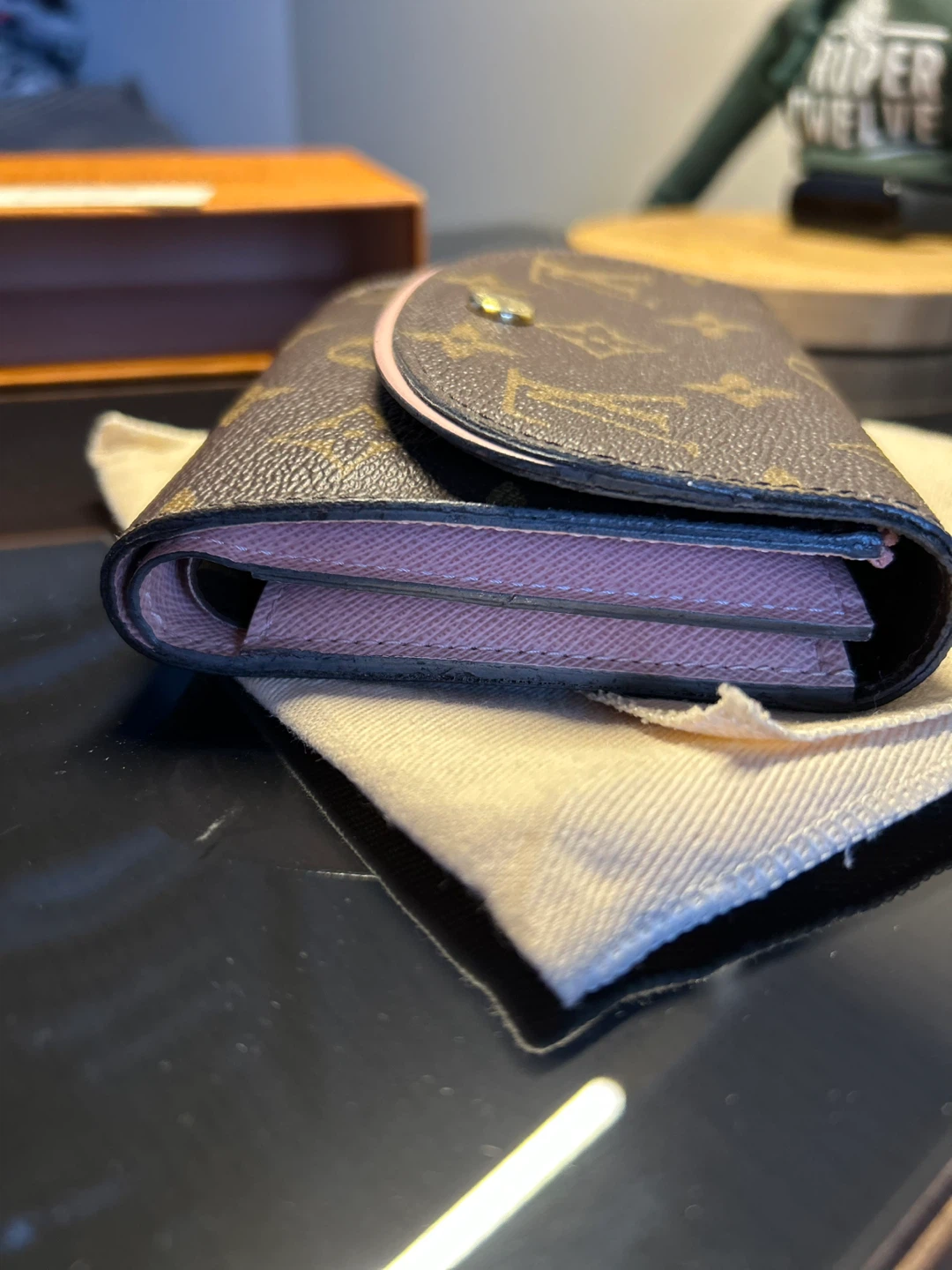 Louis Vuitton Monogram Small Wallet Pink Interior - photo 4