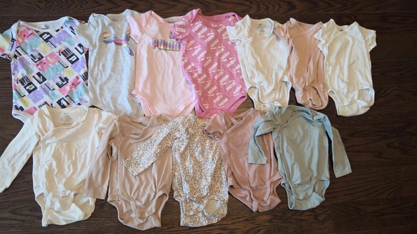 Baby Bodysuits - Various Brands & Styles