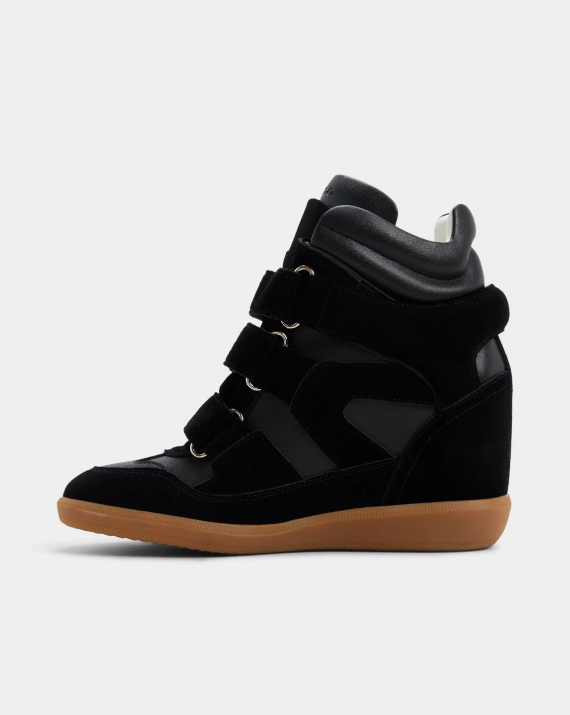 Black Wedge Sneakers - photo 4