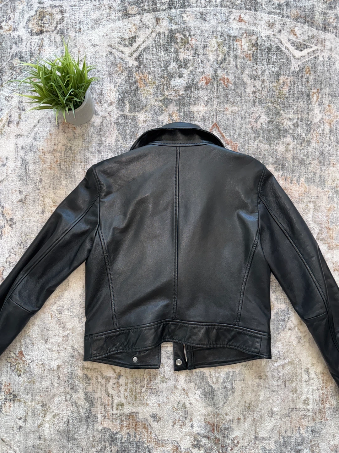 Aritzia Babaton Jagger Leather Moto Jacket - photo 3