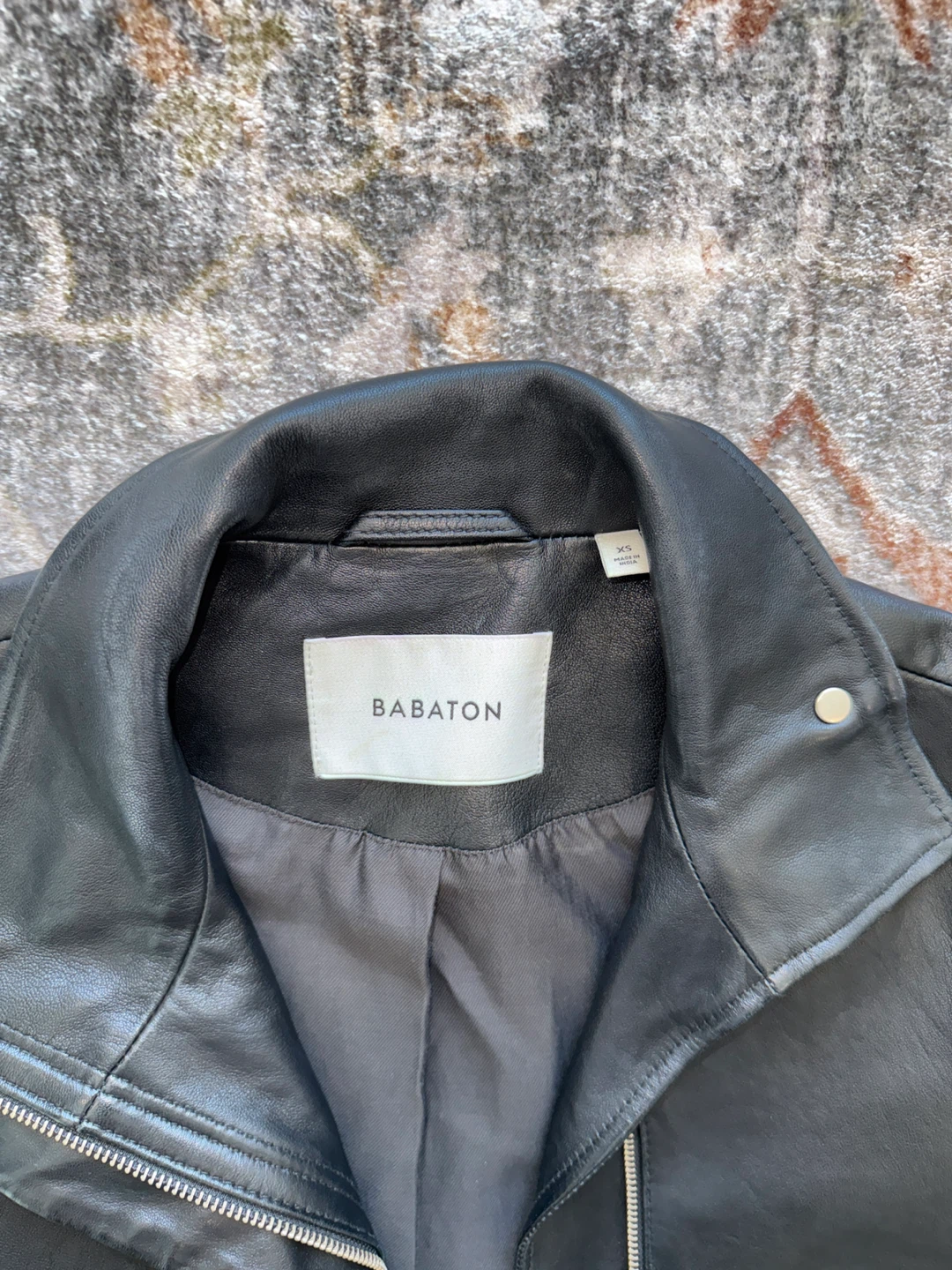 Aritzia Babaton Jagger Leather Moto Jacket - photo 4