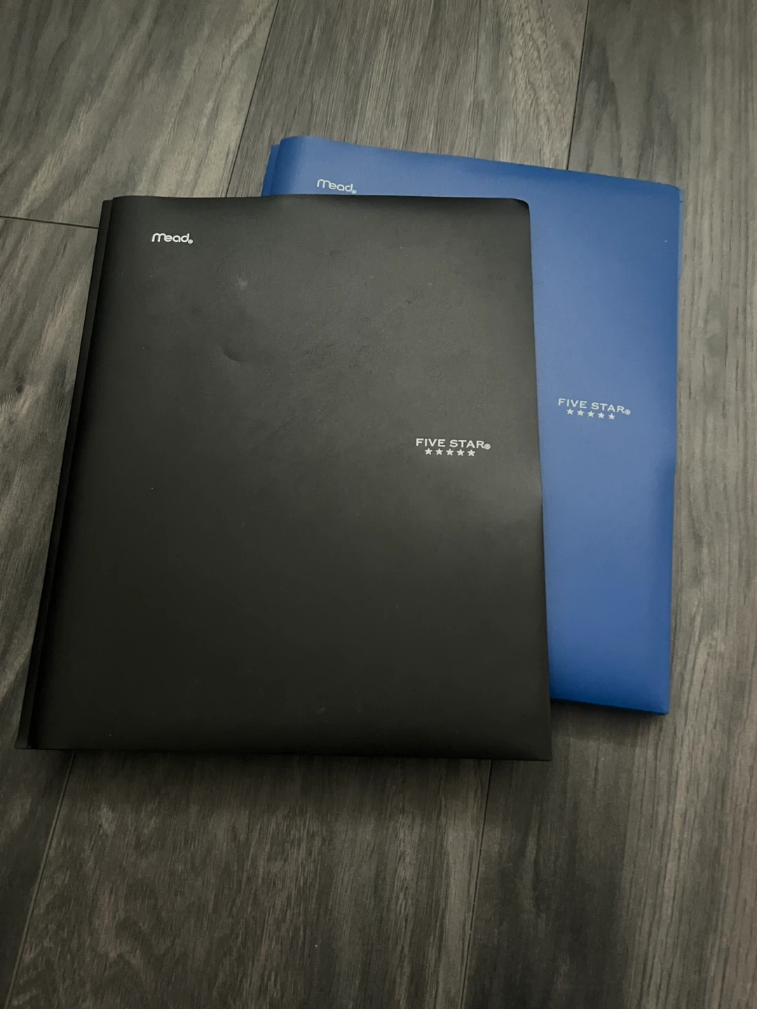 Black & Blue Five Star Folders
