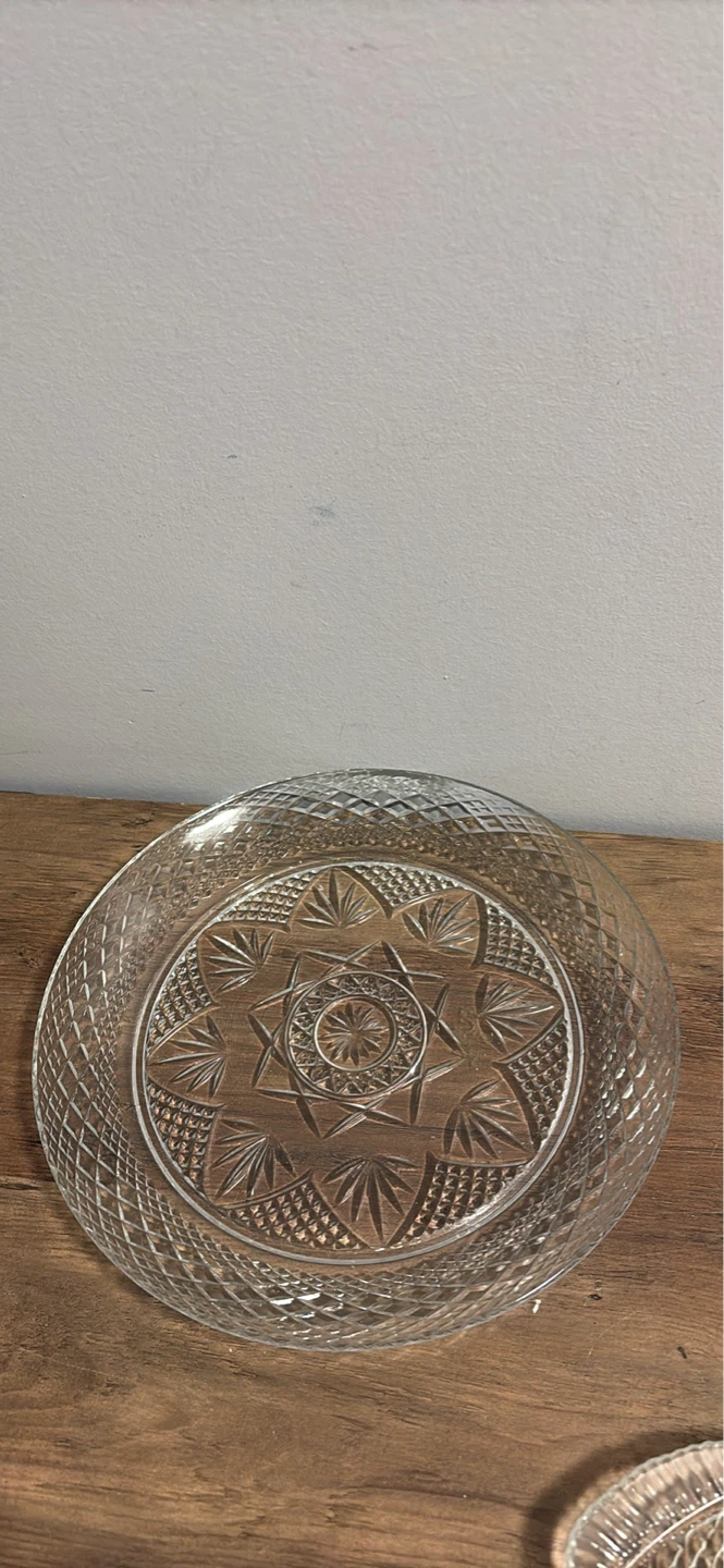 Glass Serving Tray - Fish & Grape Designs - photo 2