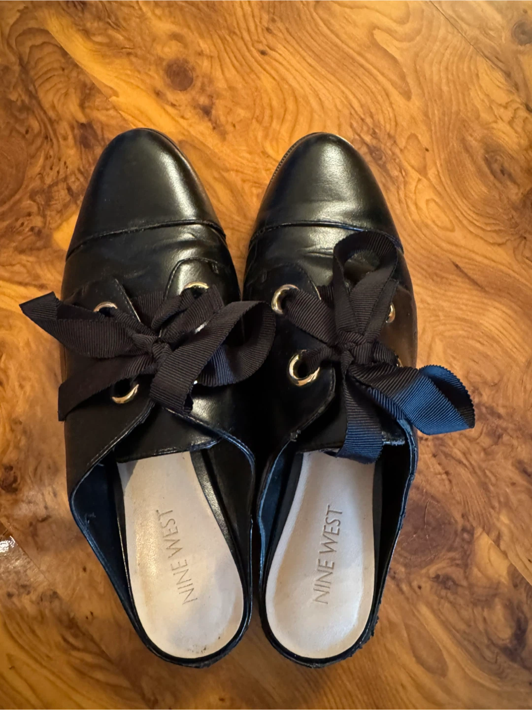 Nine West Black Mules - Size 7 1/2