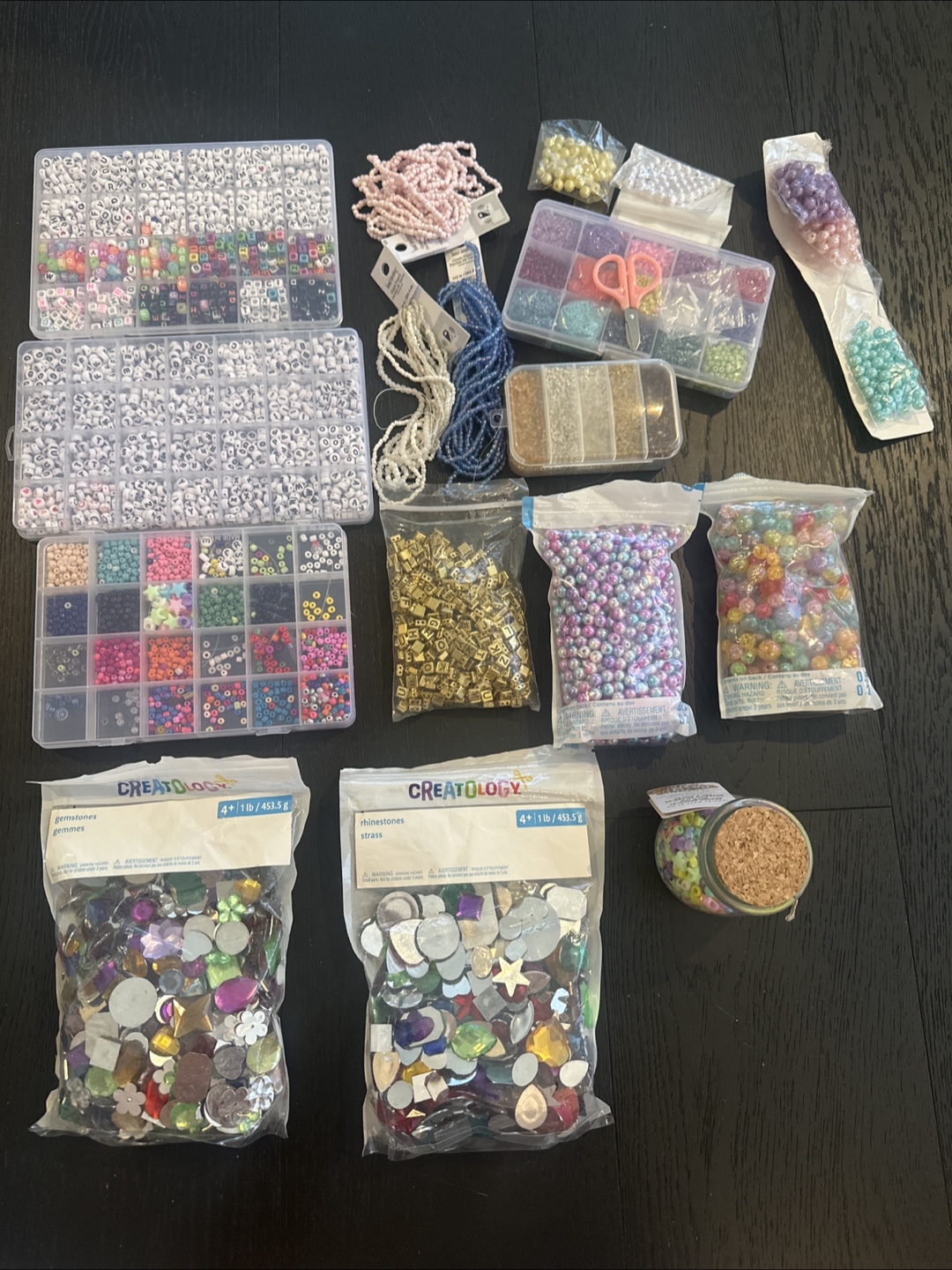 Creatology Craft Beads and Rhinestones Bundle