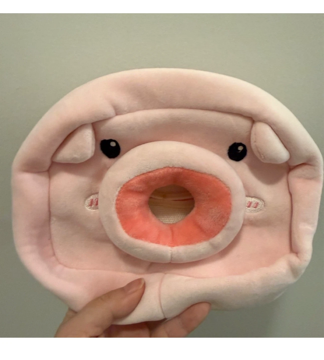 Pink Pig Plush Tissue Box for Car