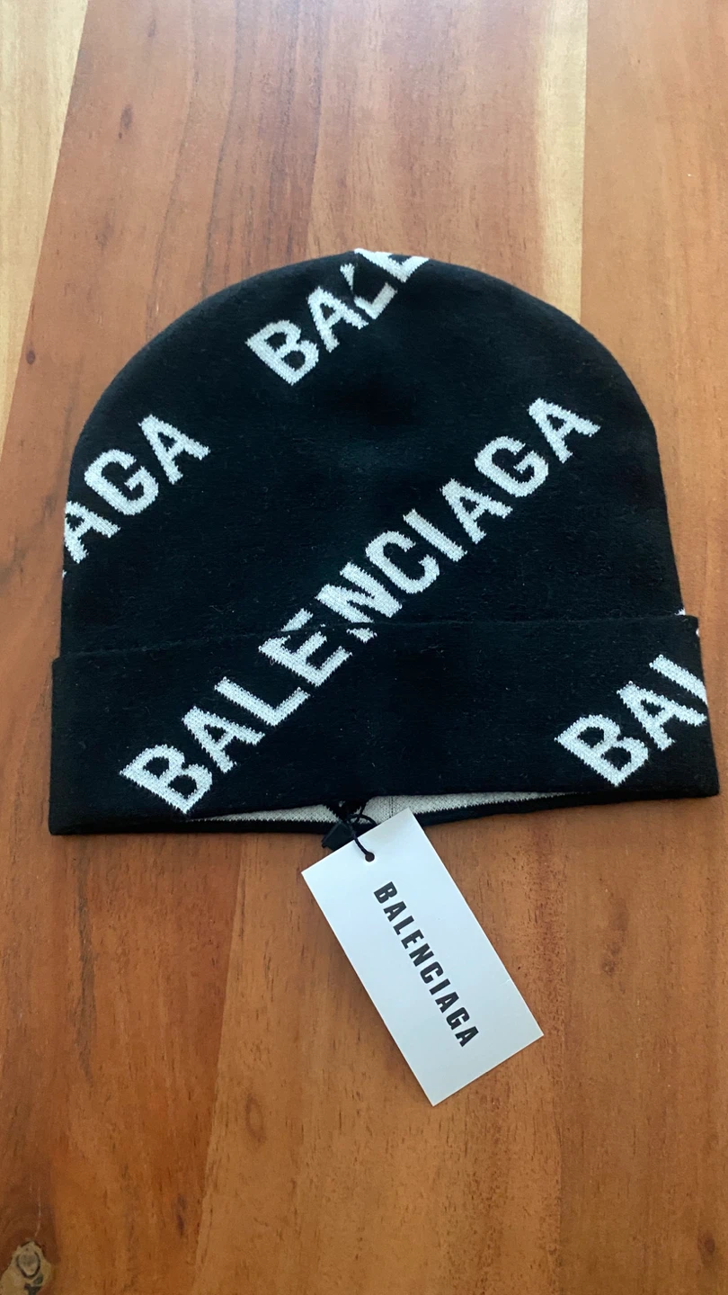 Balenciaga Logo Beanie Hat