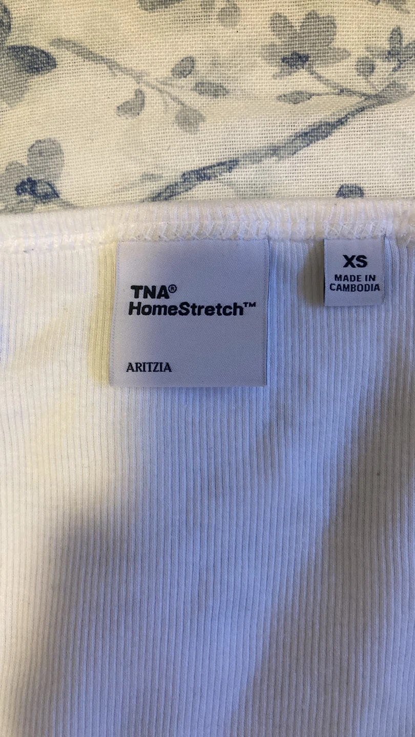 TNA HomeStretch White Long Sleeve Shirt XS White - photo 3
