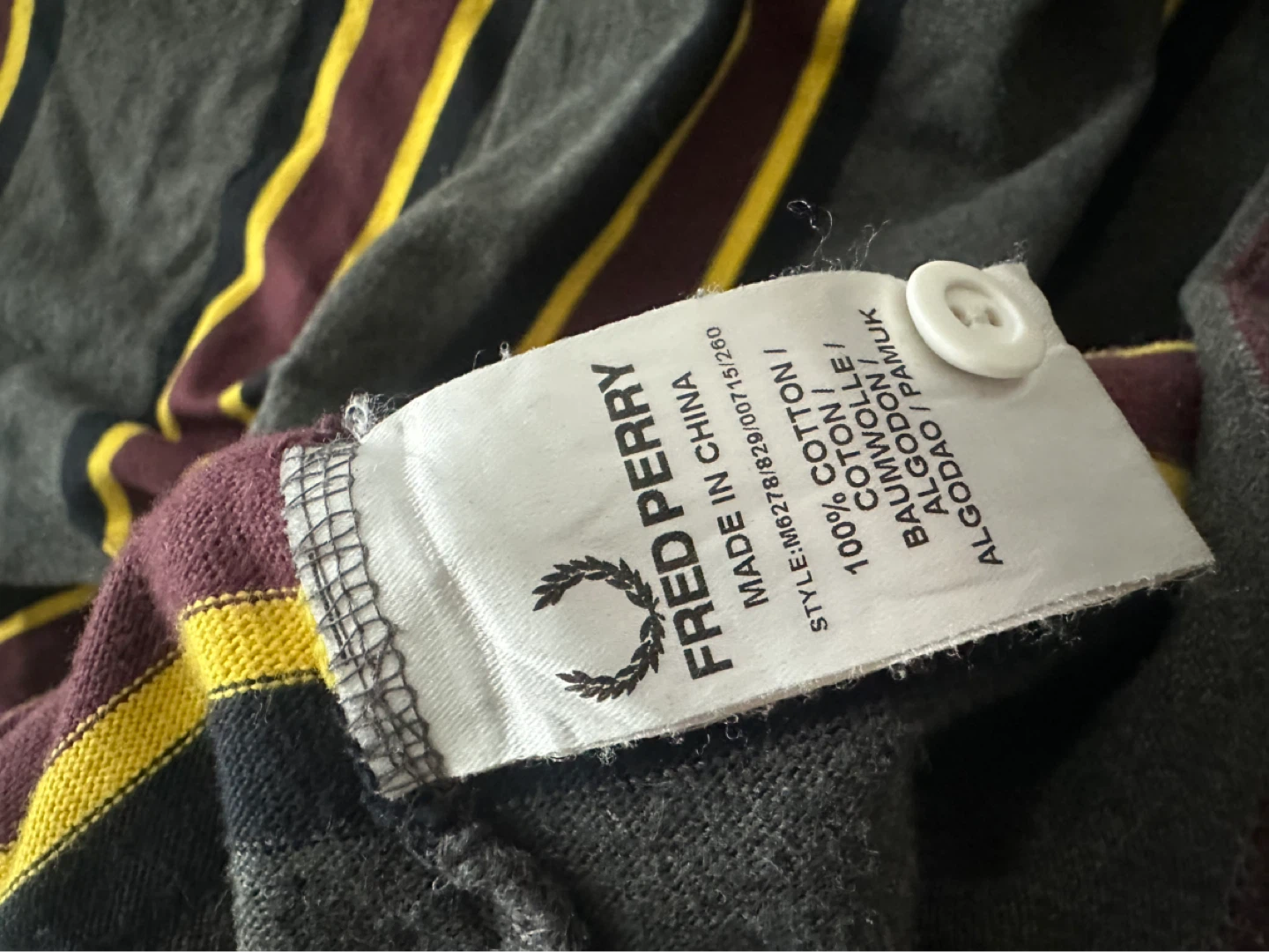 Fred Perry Rugby Shirt - Size M - photo 3
