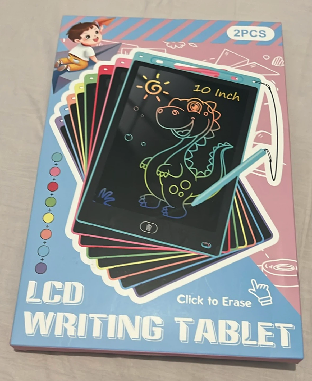 2 Pack 10 Inch LCD Writing Tablets