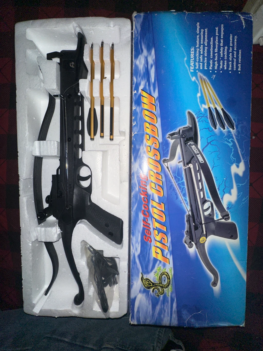 Self-Cocking Pistol Crossbow - photo 2