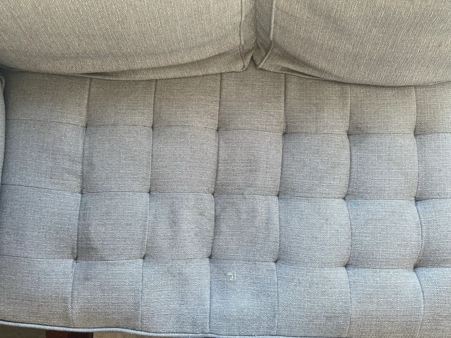 L-shaped couch gray - photo 5