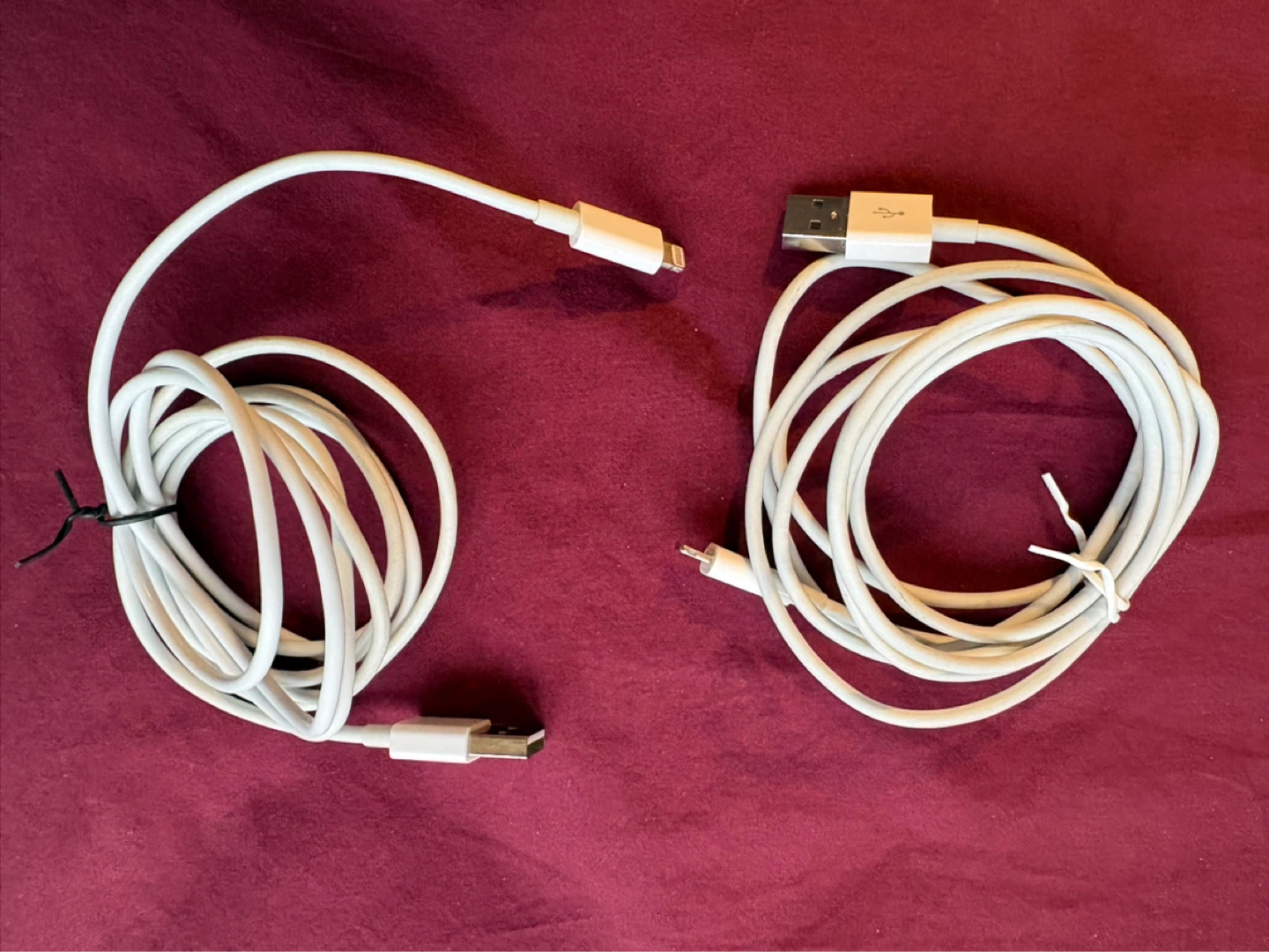 Lightning to USB Cables (2-pack) for in phones 10,13, 14 - photo 2