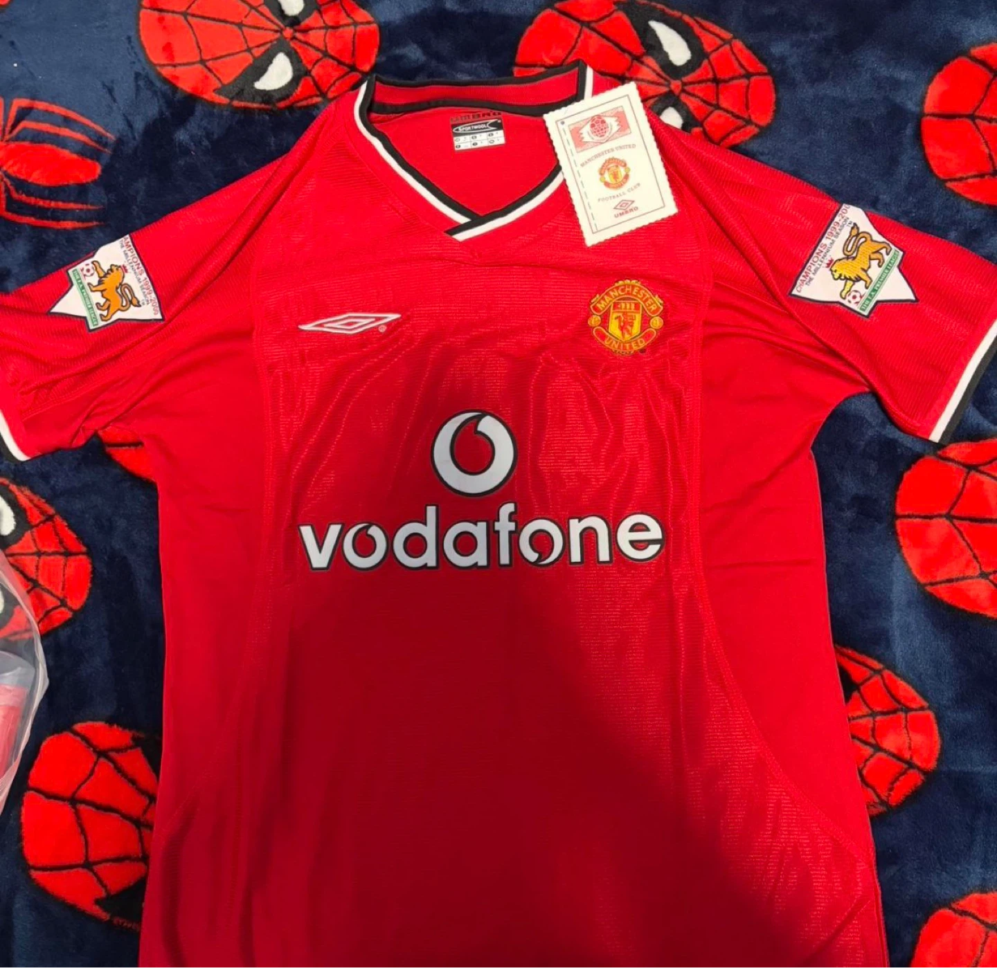 Manchester United Solskjaer #20 Vodafone Football Shirt