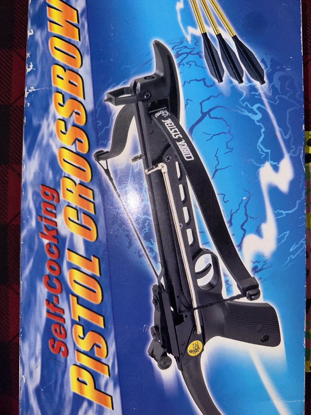 Self-Cocking Pistol Crossbow