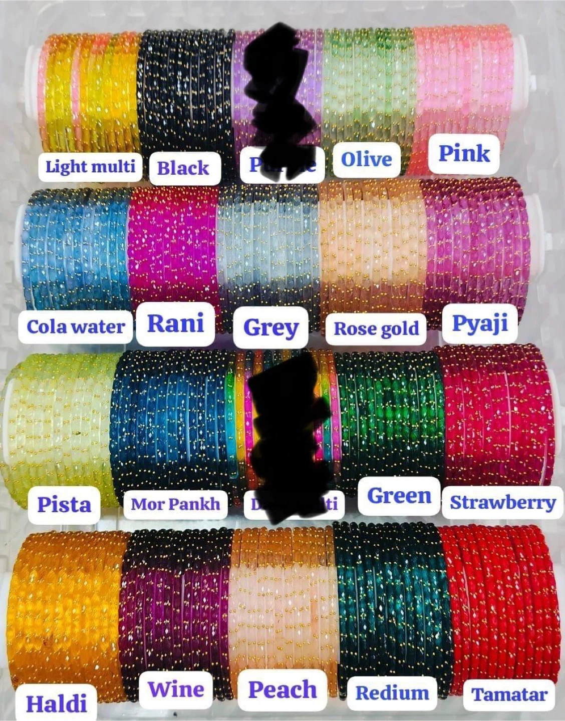 Raindrop Bangles- Premium Quality - photo 4