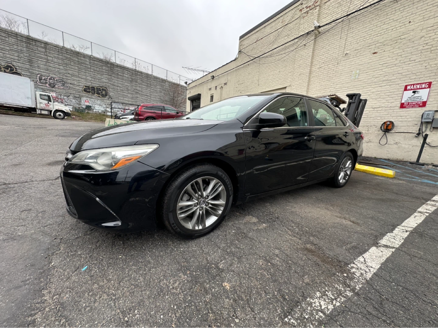 Black Toyota Camry Sedan