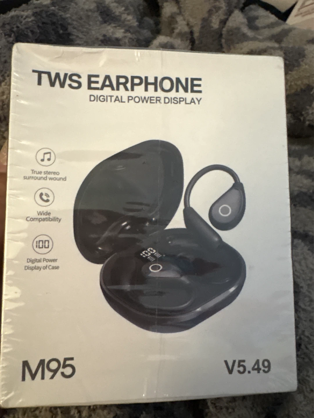TWS Earphone M95 Digital Power Display True Wireless Earbuds - photo 4
