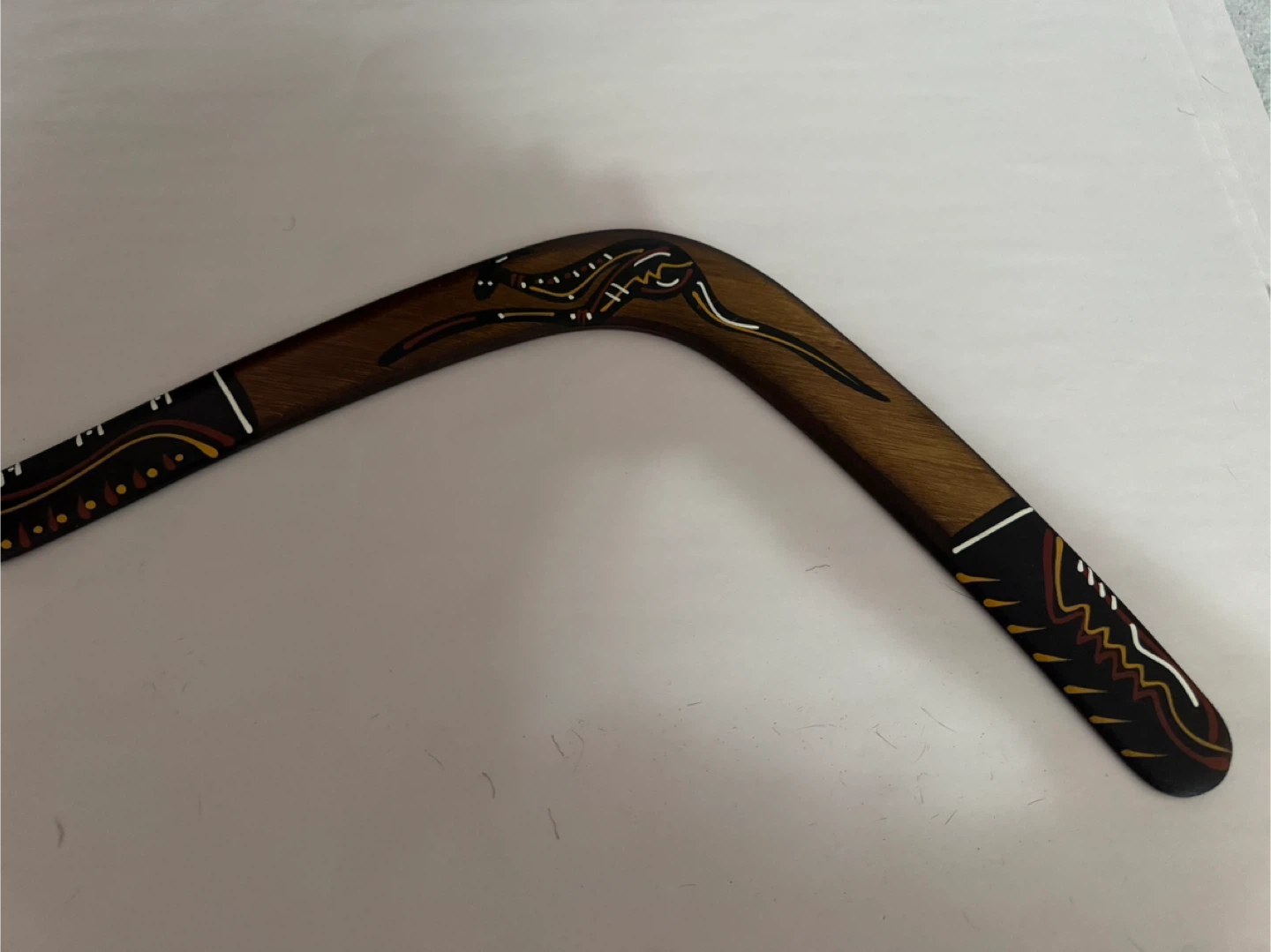 Hand-made Wooden Boomerang from Australia
