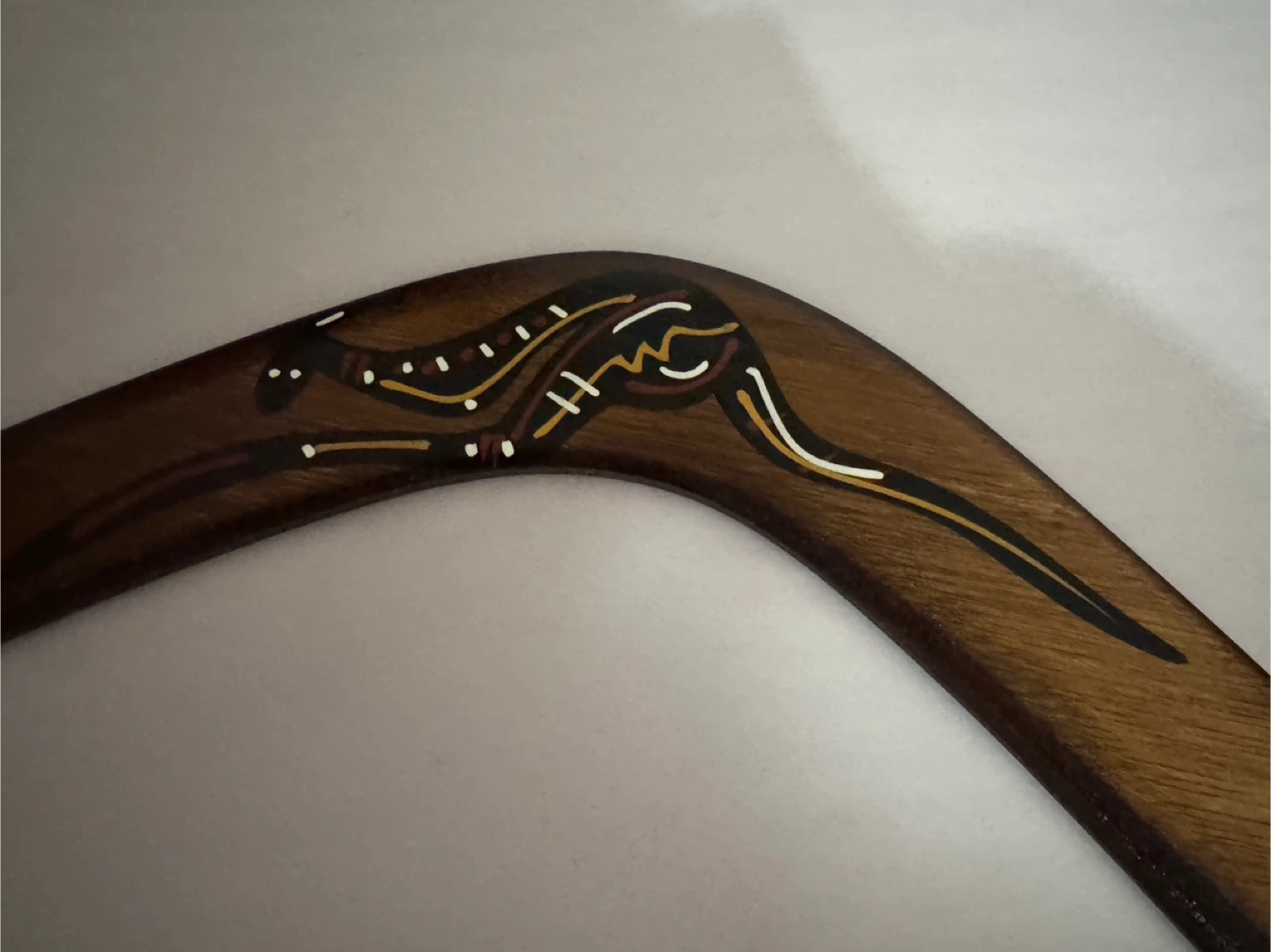 Hand-made Wooden Boomerang from Australia - photo 2