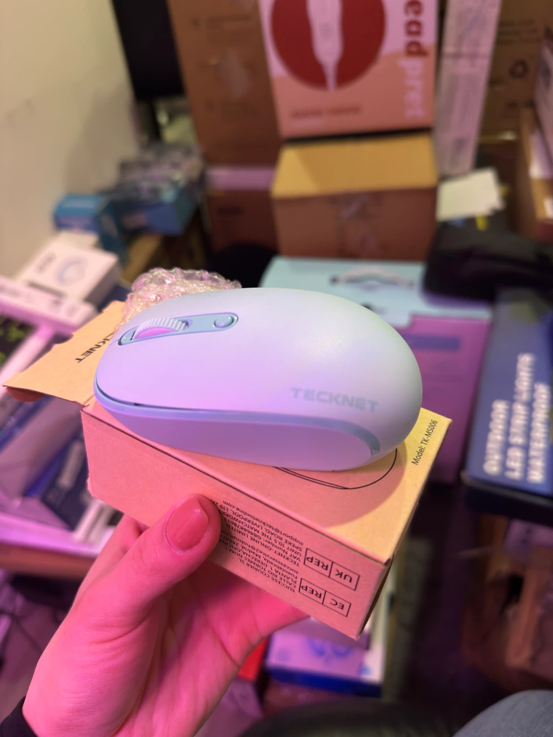 TECKNET Wireless Mouse TK-MS006 Light Blue - photo 2