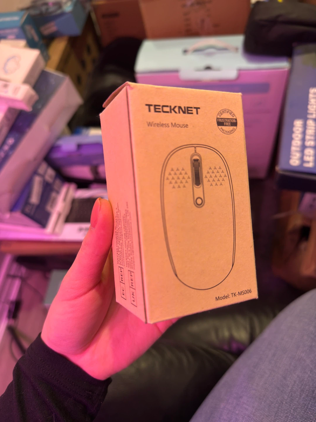 TECKNET Wireless Mouse TK-MS006 Light Blue