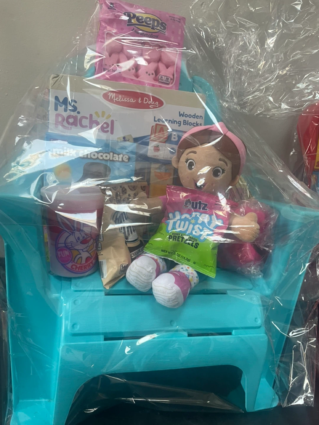 Kids Gift Basket with Crayons & Snacks - photo 2