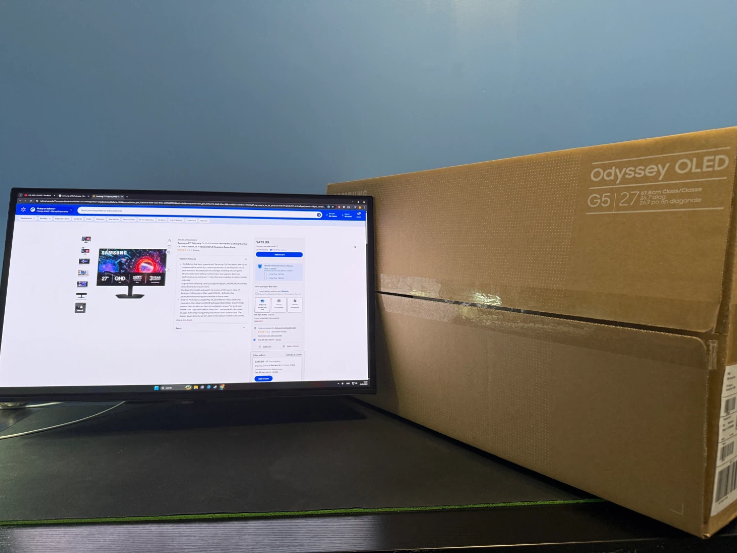Samsung 27” Odyssey OLED G5 G50SF QHD 180Hz Gaming Monitor - photo 4