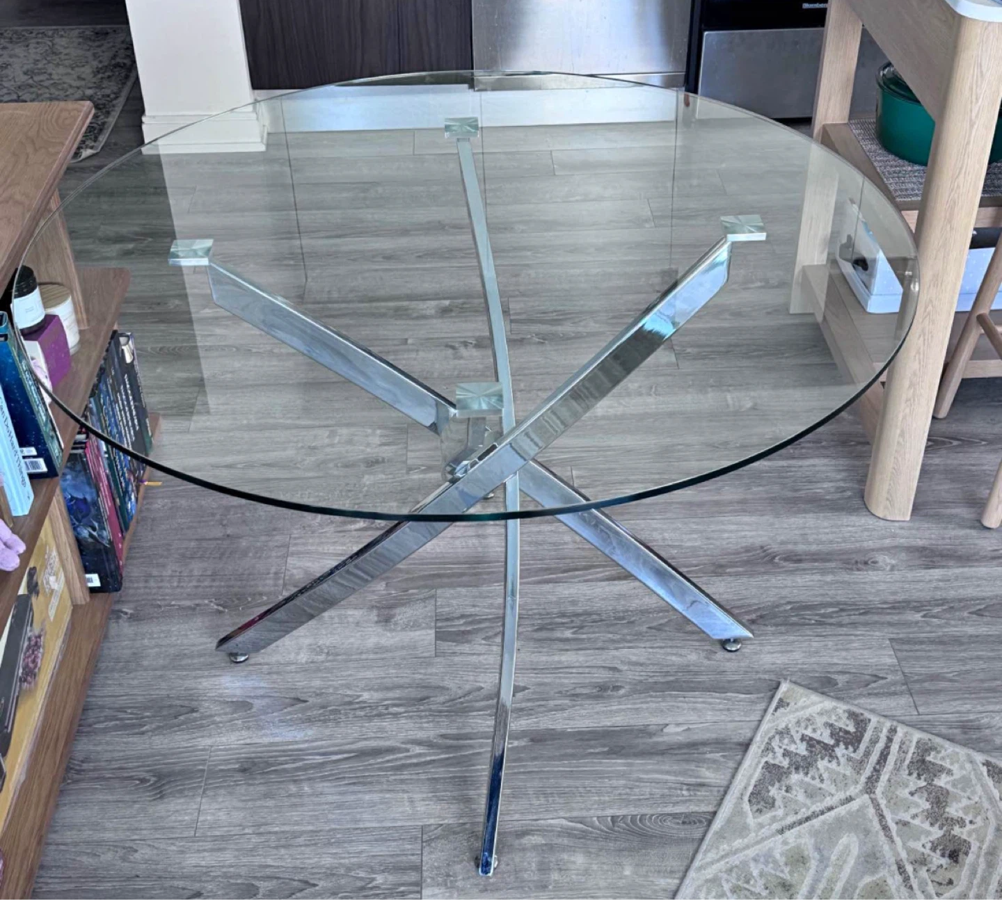 Urgently selling Glass Top Dining Table