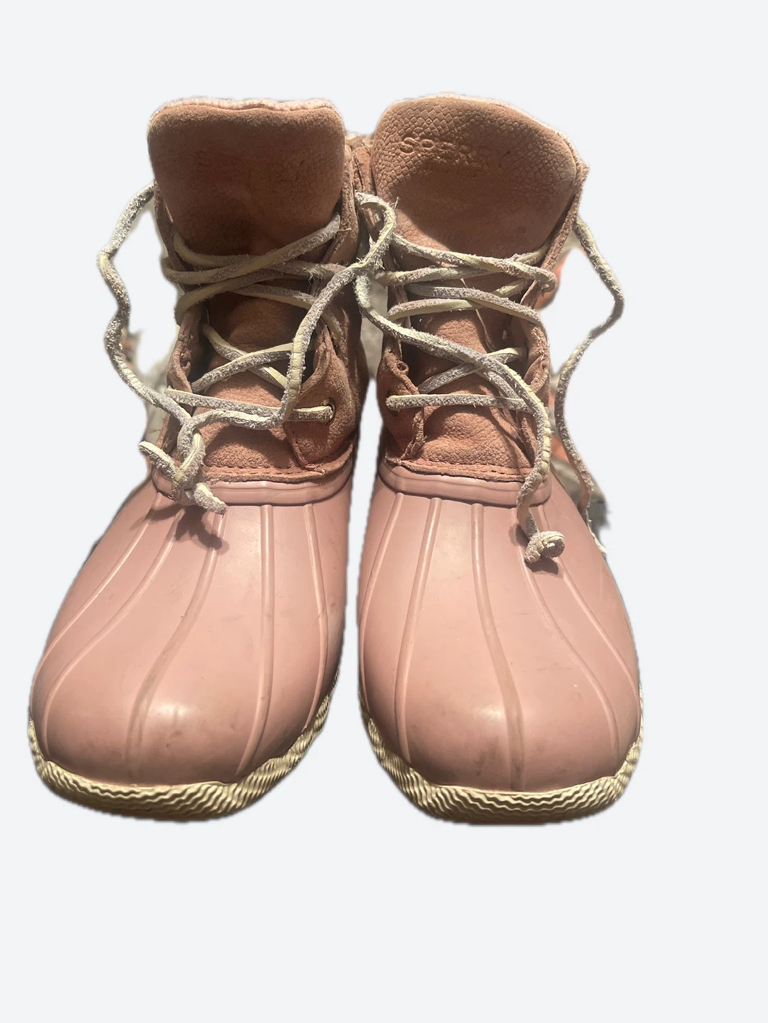 Sperry Pink Duck Boots