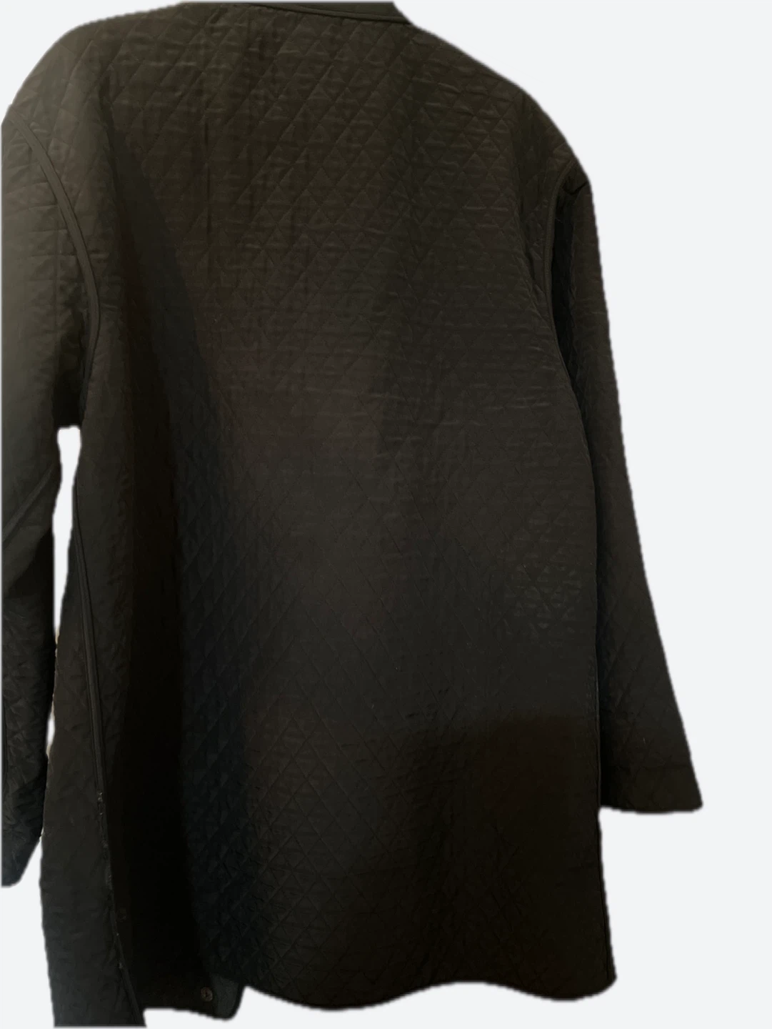 Hilary Radley Quilted Jacket - Black - Size M - photo 3