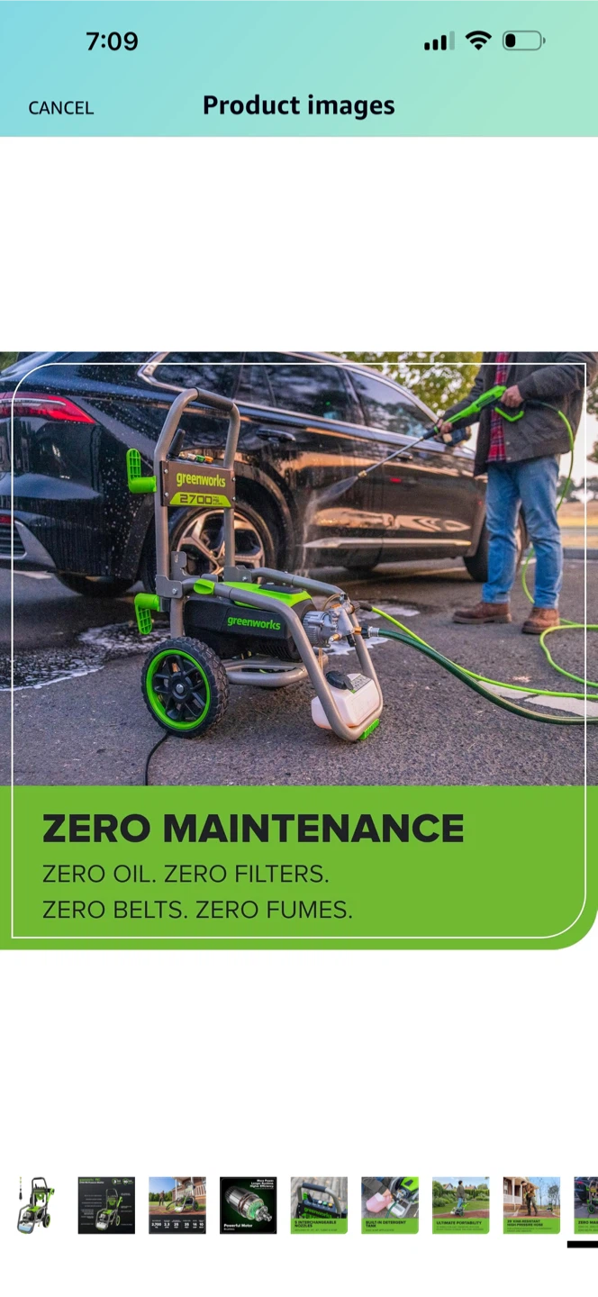 Greenworks 2300 PSI 2.3 GPM Electric Pressure Washer - photo 4