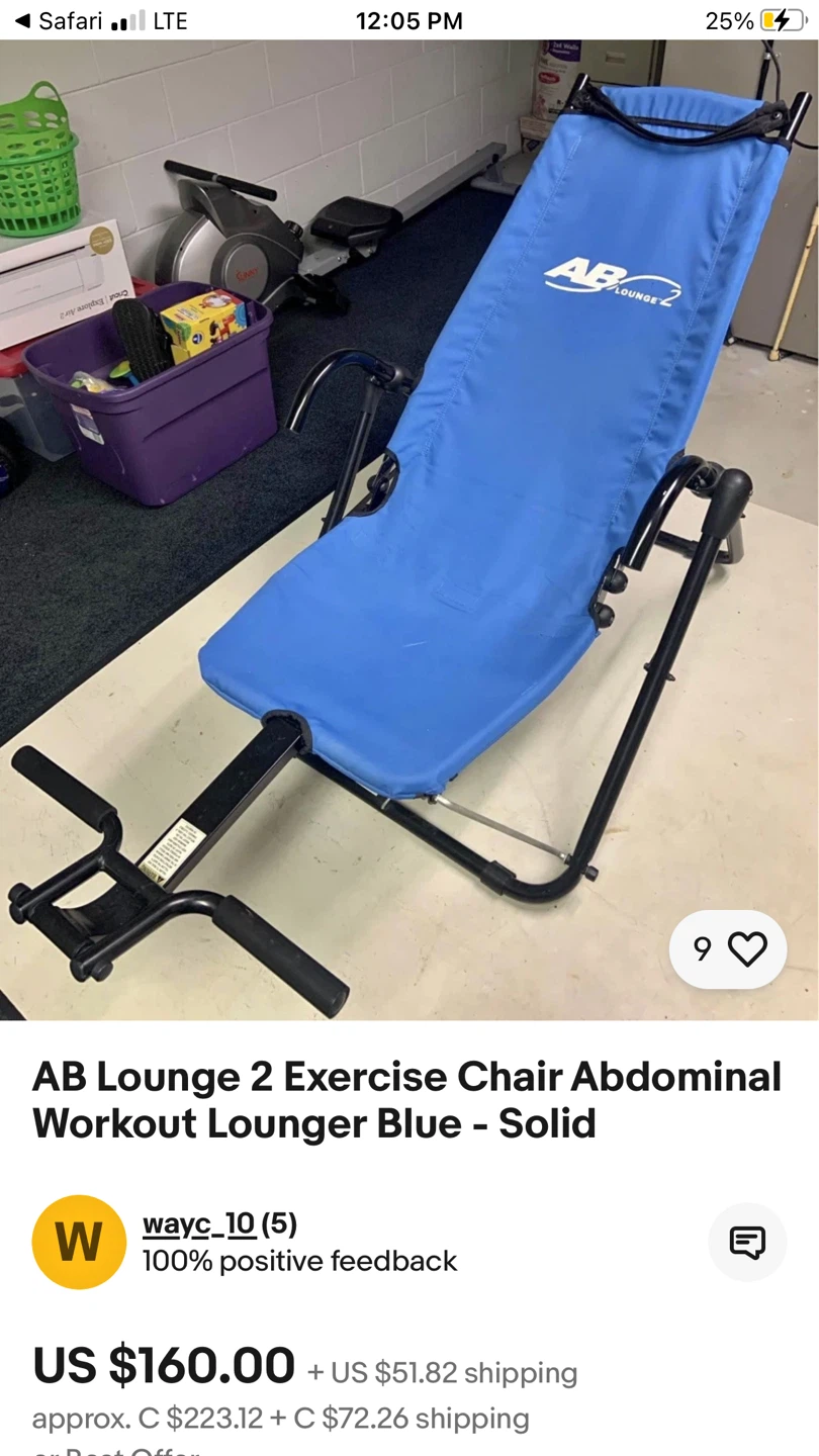 AB Lounge 2 Chair. Abdominal Workout Chair. - photo 3