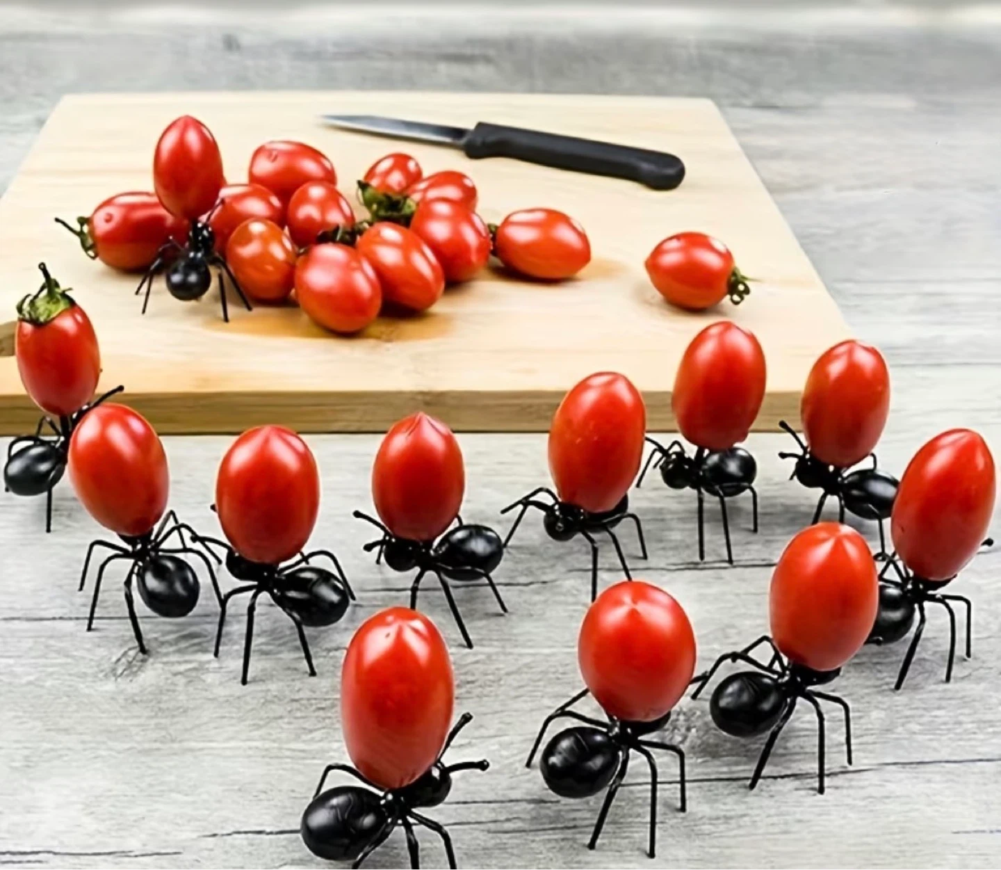 Black Ant Food Picks (Set of 12)