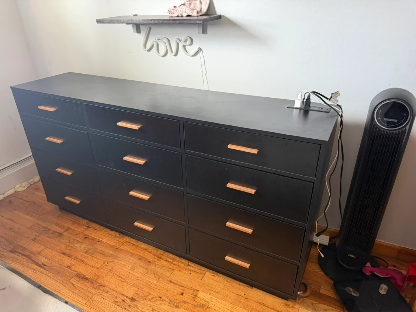 Black Dresser with 12 Drawers - photo 2