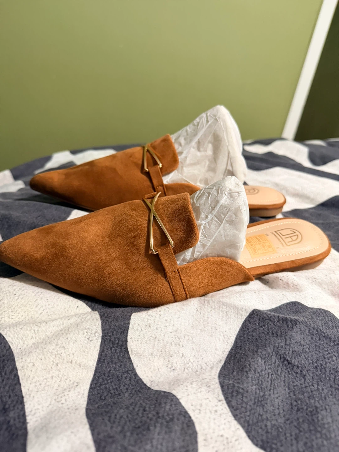 Brown Suede Mules - Size 8 - photo 4