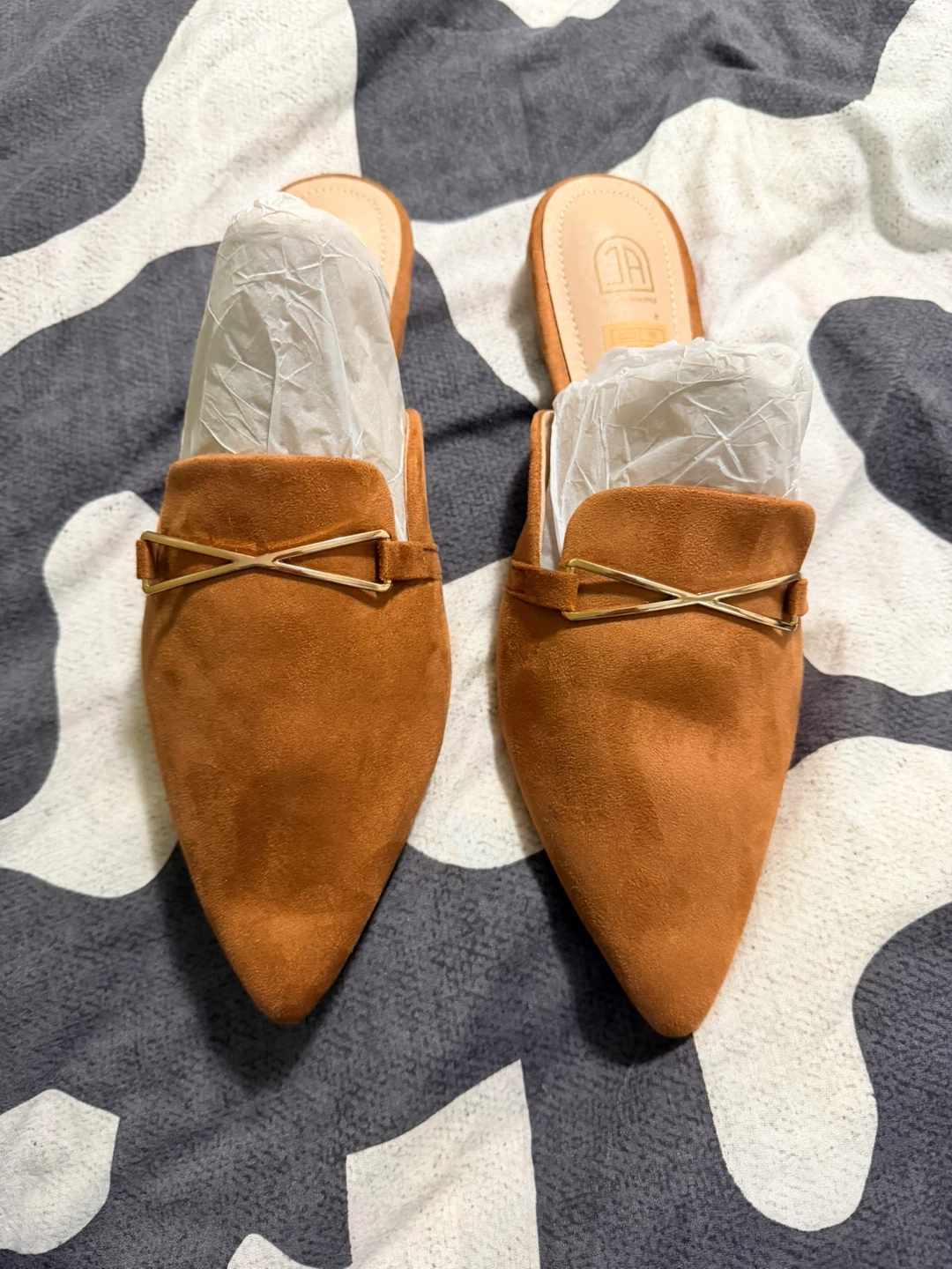 Brown Suede Mules - Size 8 - photo 5