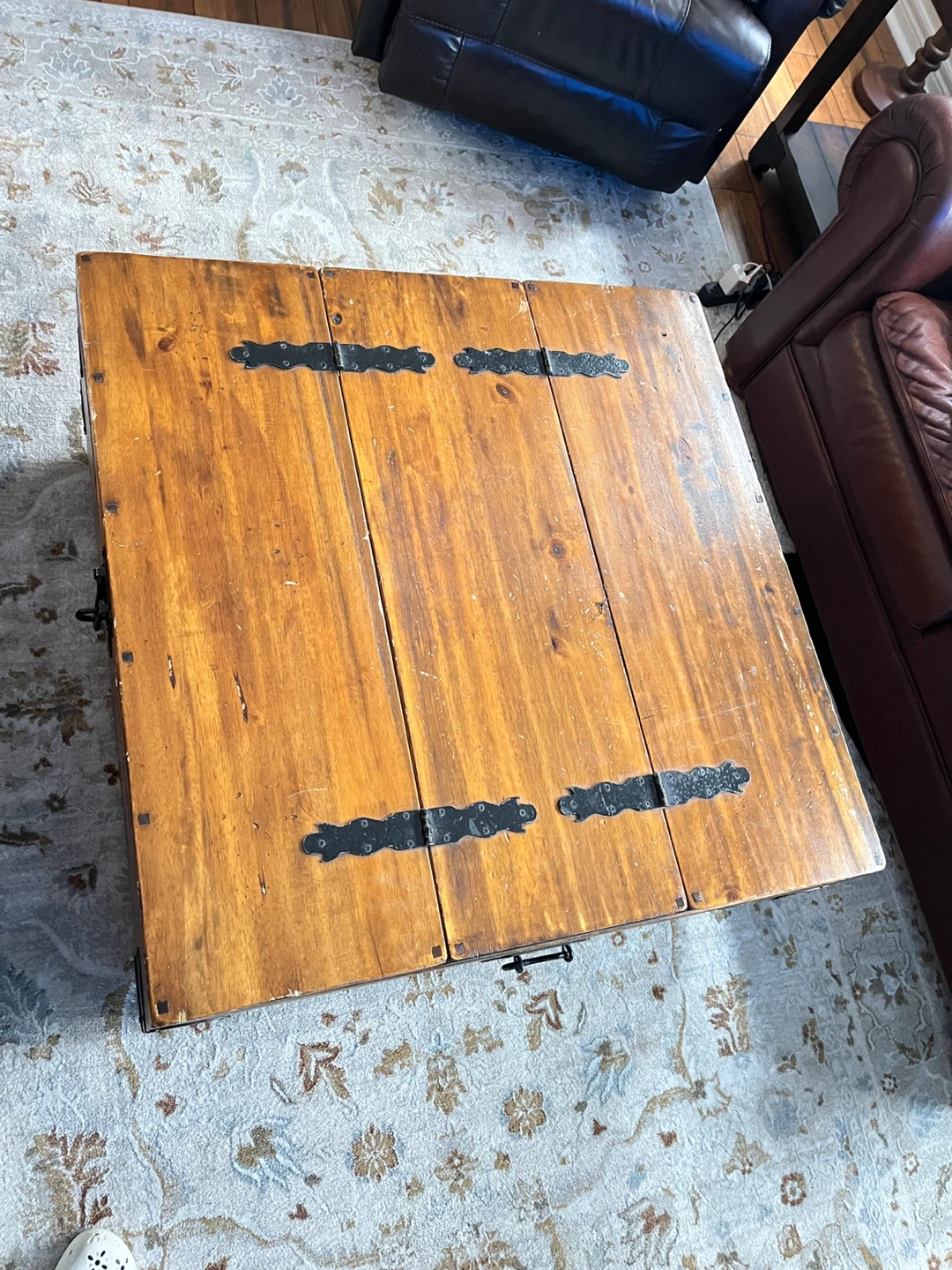 Wooden Storage Coffee Table