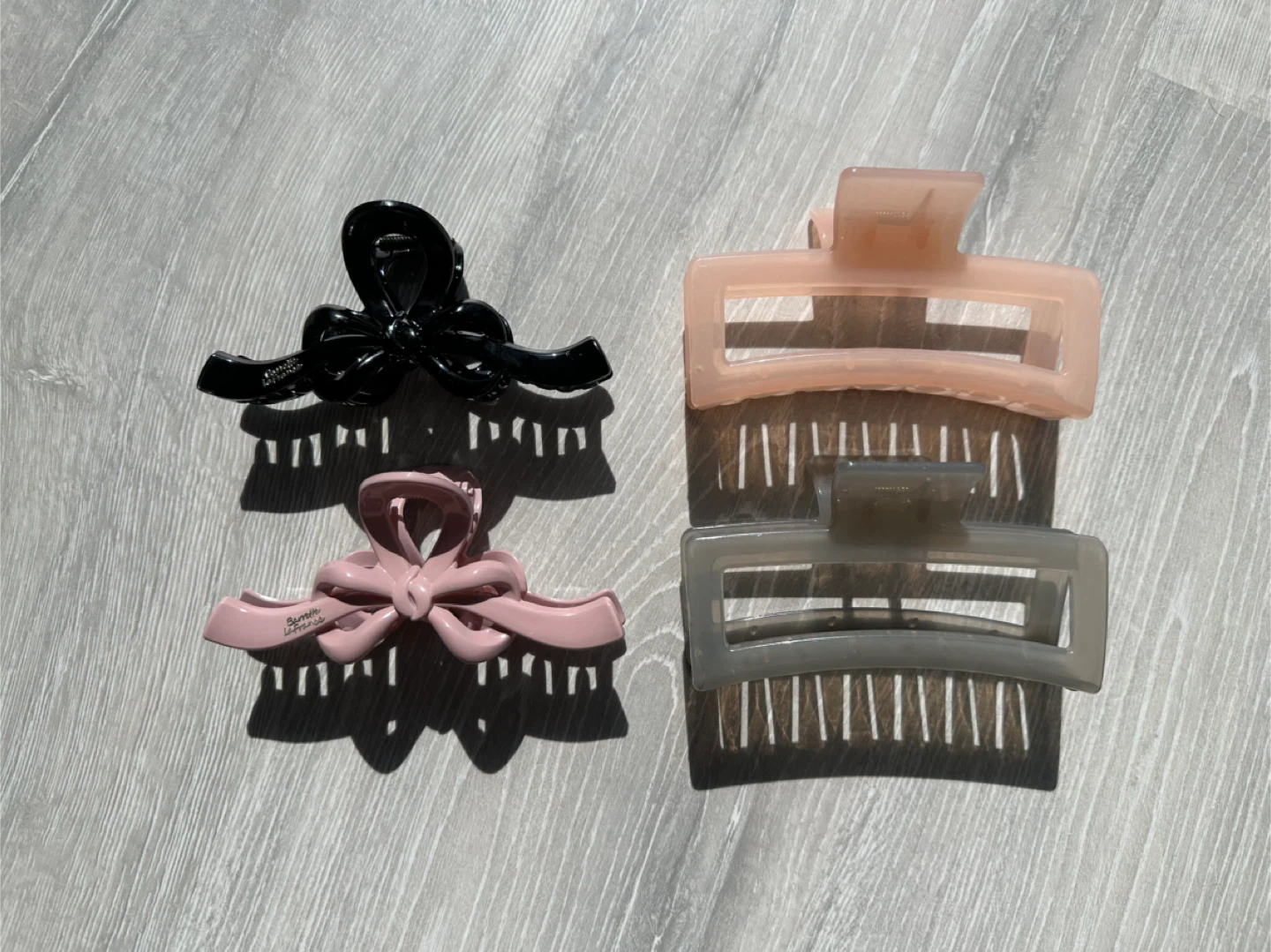 Set of 4 French Claw Clips