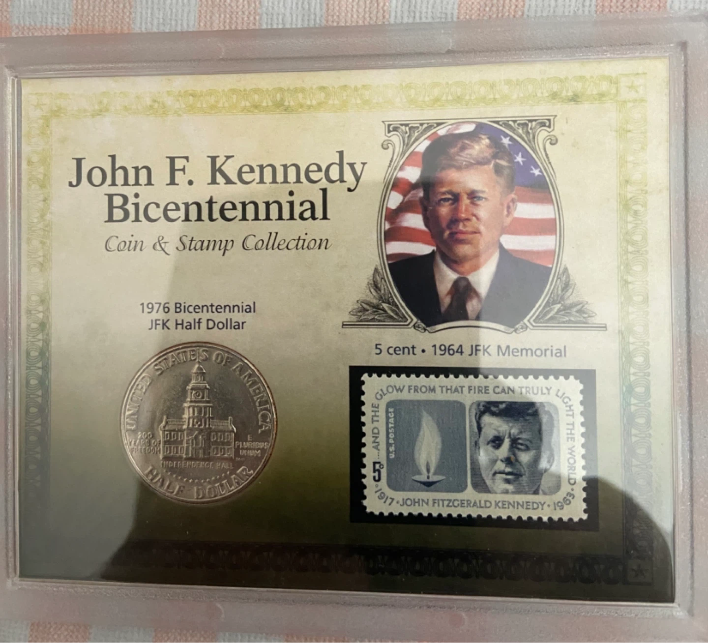 John F. Kennedy Bicentennial Coin & Stamp Collection