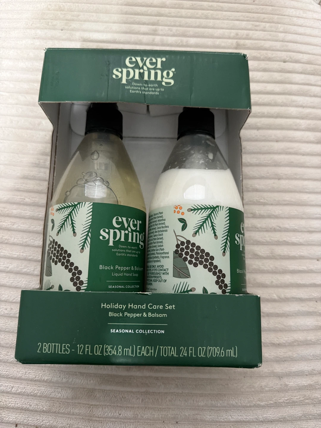 Ever Spring Holiday Hand Care Set - Black Pepper & Balsam