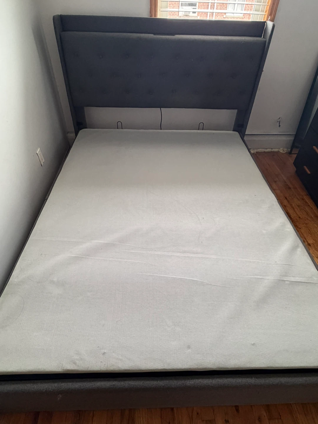 Queen Upholstered Storage Bed - photo 3