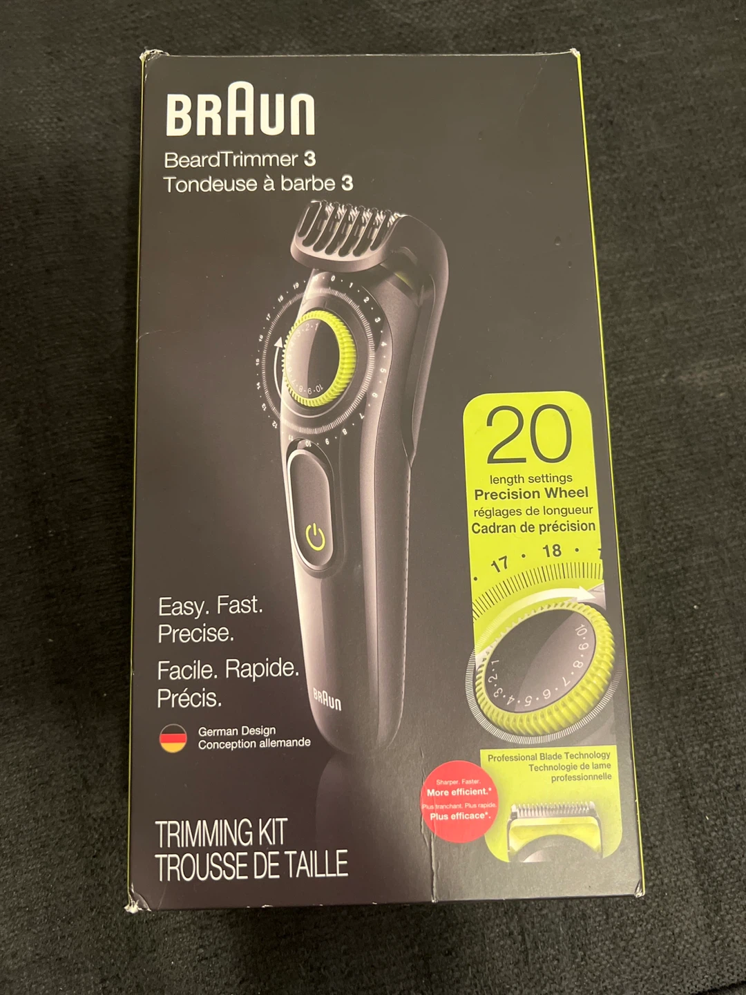 Braun beard trimmer