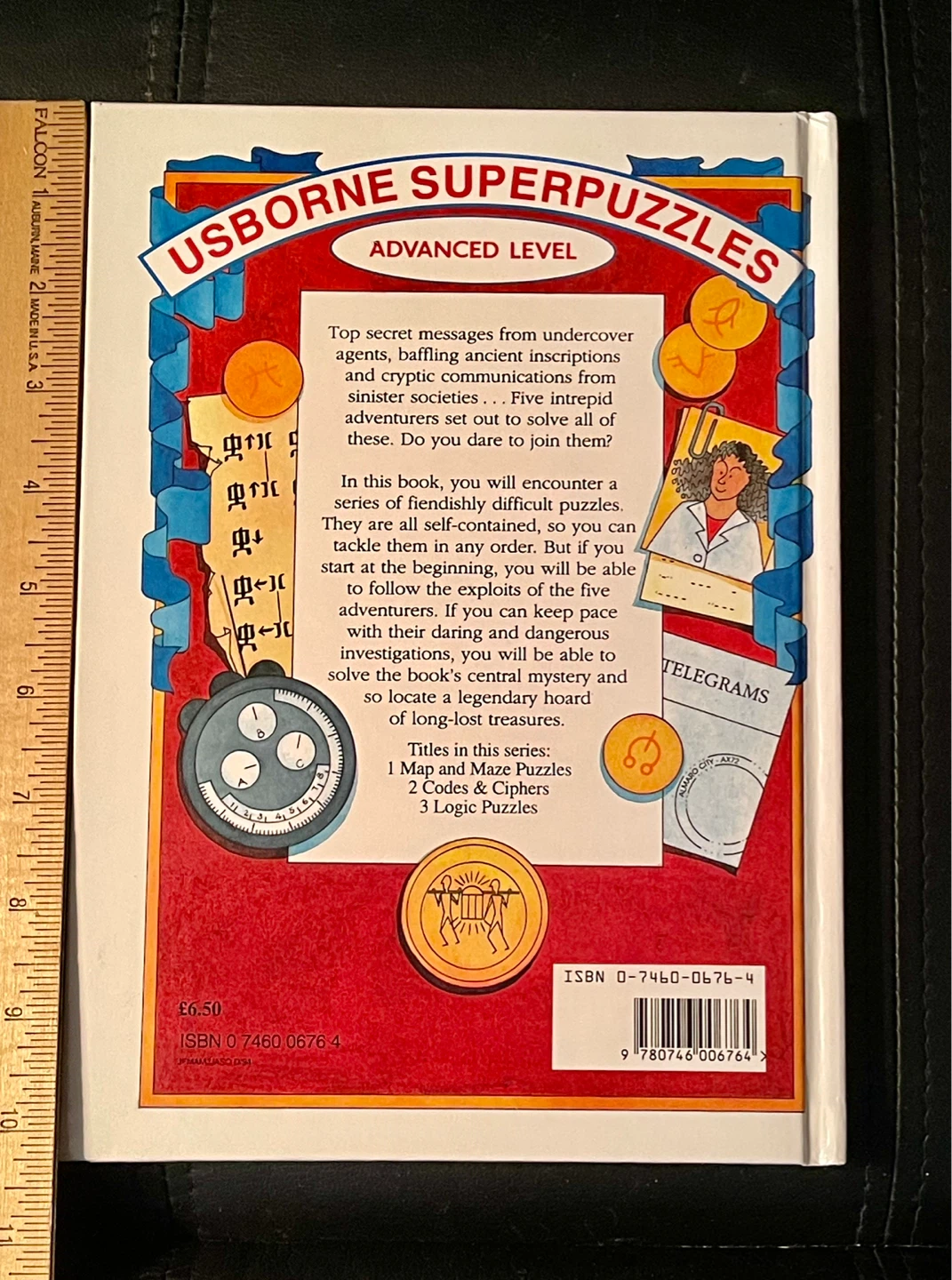 NEW Usborne Superpuzzles: Codes & Ciphers (Advanced Level) - photo 2