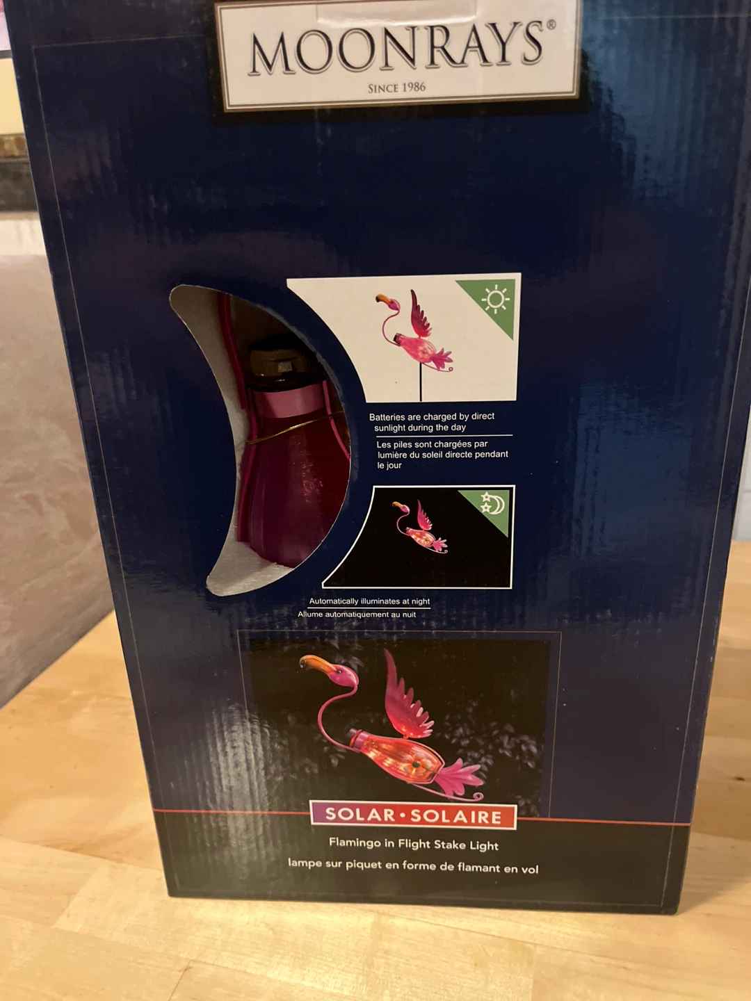 Moonrays Flamingo in Flight Solar Stake Light - photo 3