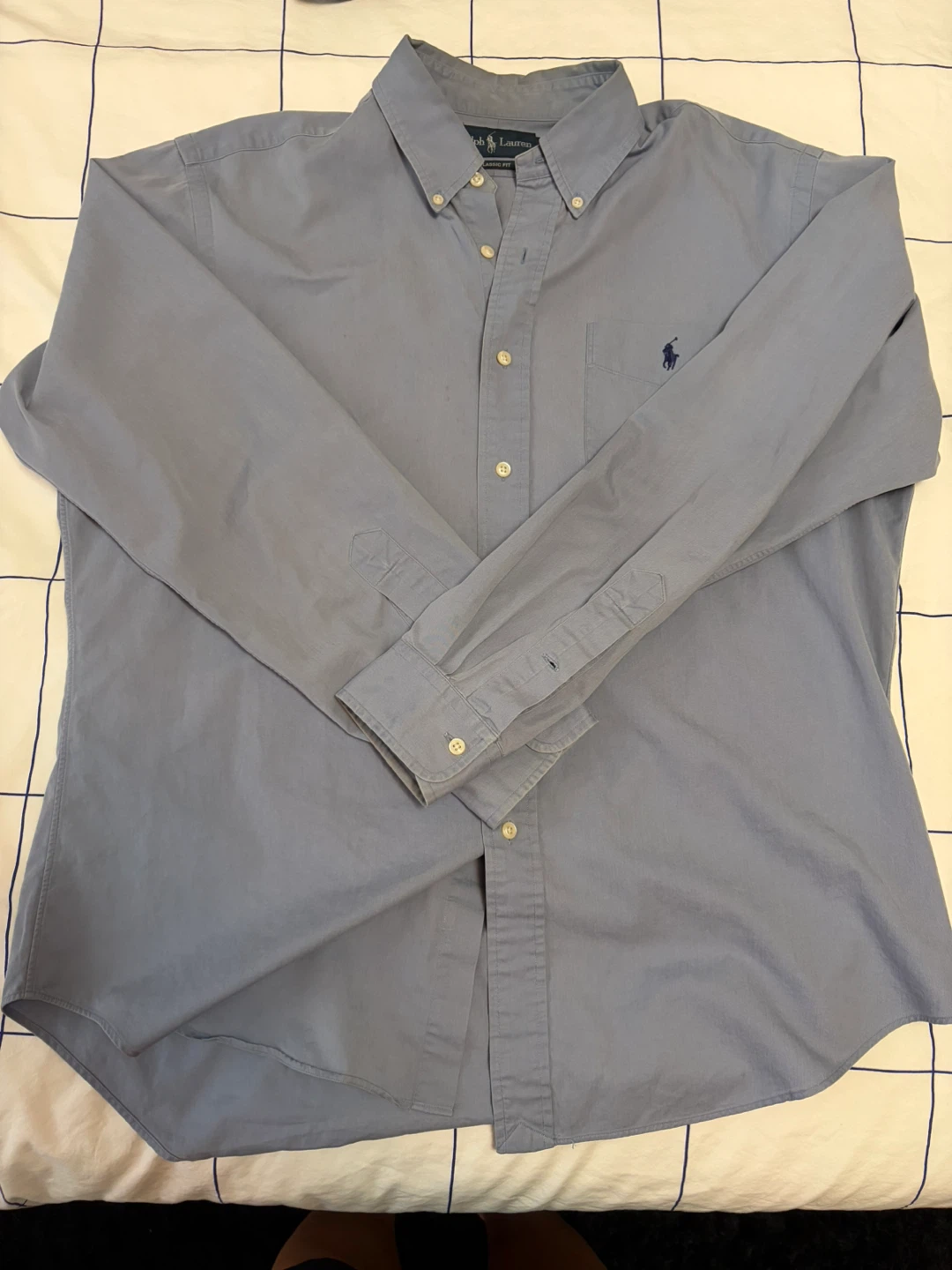 Vintage Ralph Lauren Classic Fit Shirt Blue L