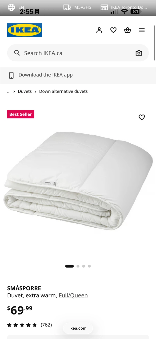 IKEA SMÅSPORRE smasporre Duvet, extra warm, Full/Queen